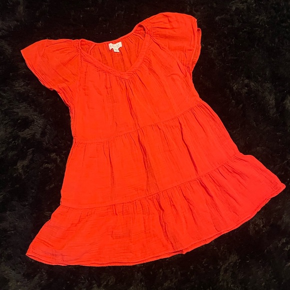 Velvet by Graham & Spencer Cotton Tiered Dress - Picture 2 of 5